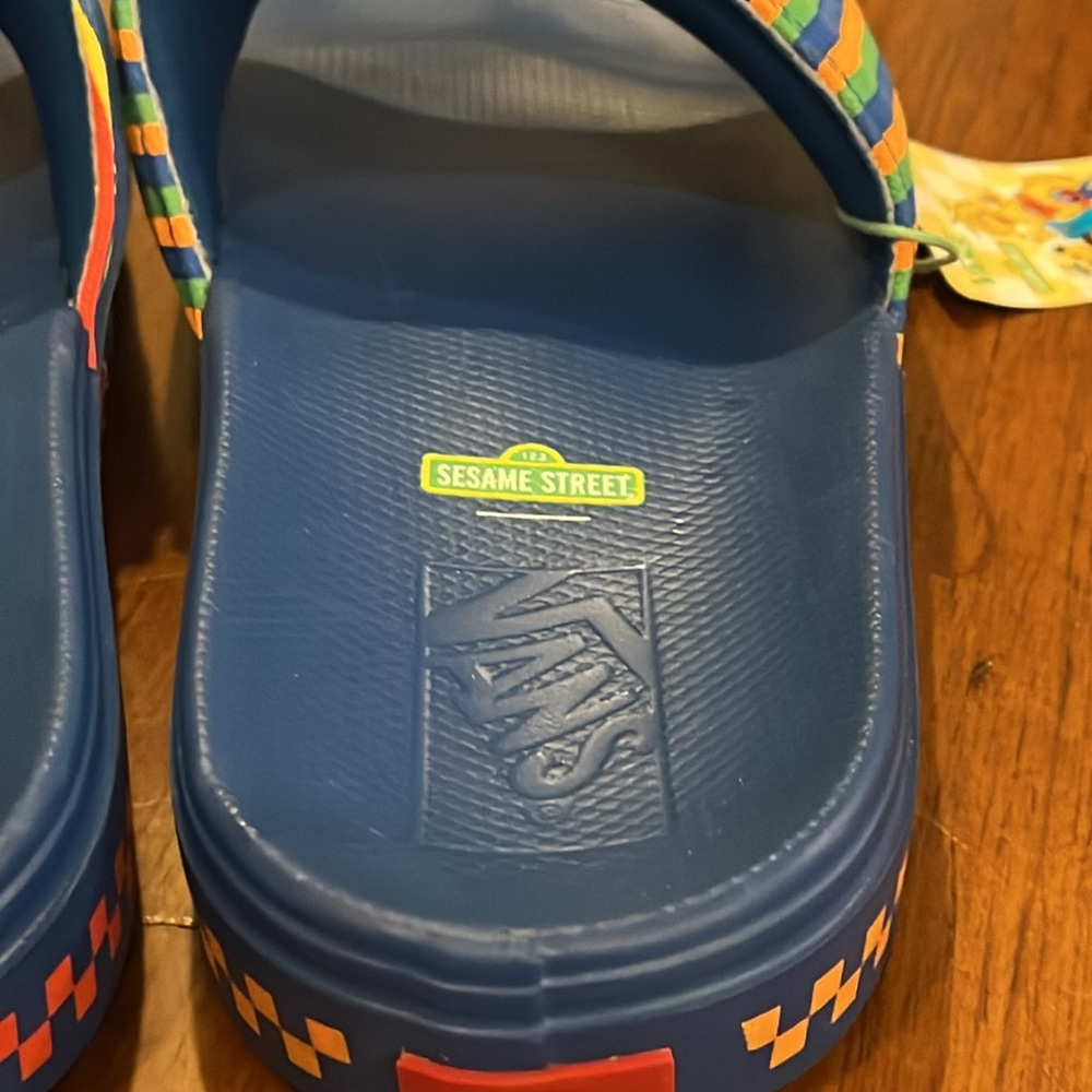 Vans x Sesame Street Bert and Ernie La Costa Slides Sandals Shoes Men’s 13 - Picture 12 of 15